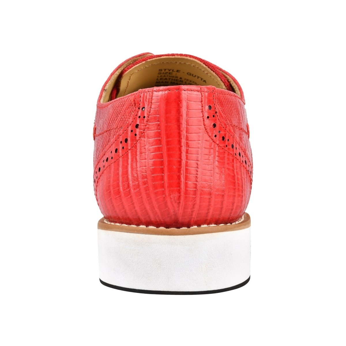 Liberty Zeno Gutta Lizard Print Leather Textile Casual Sneakers