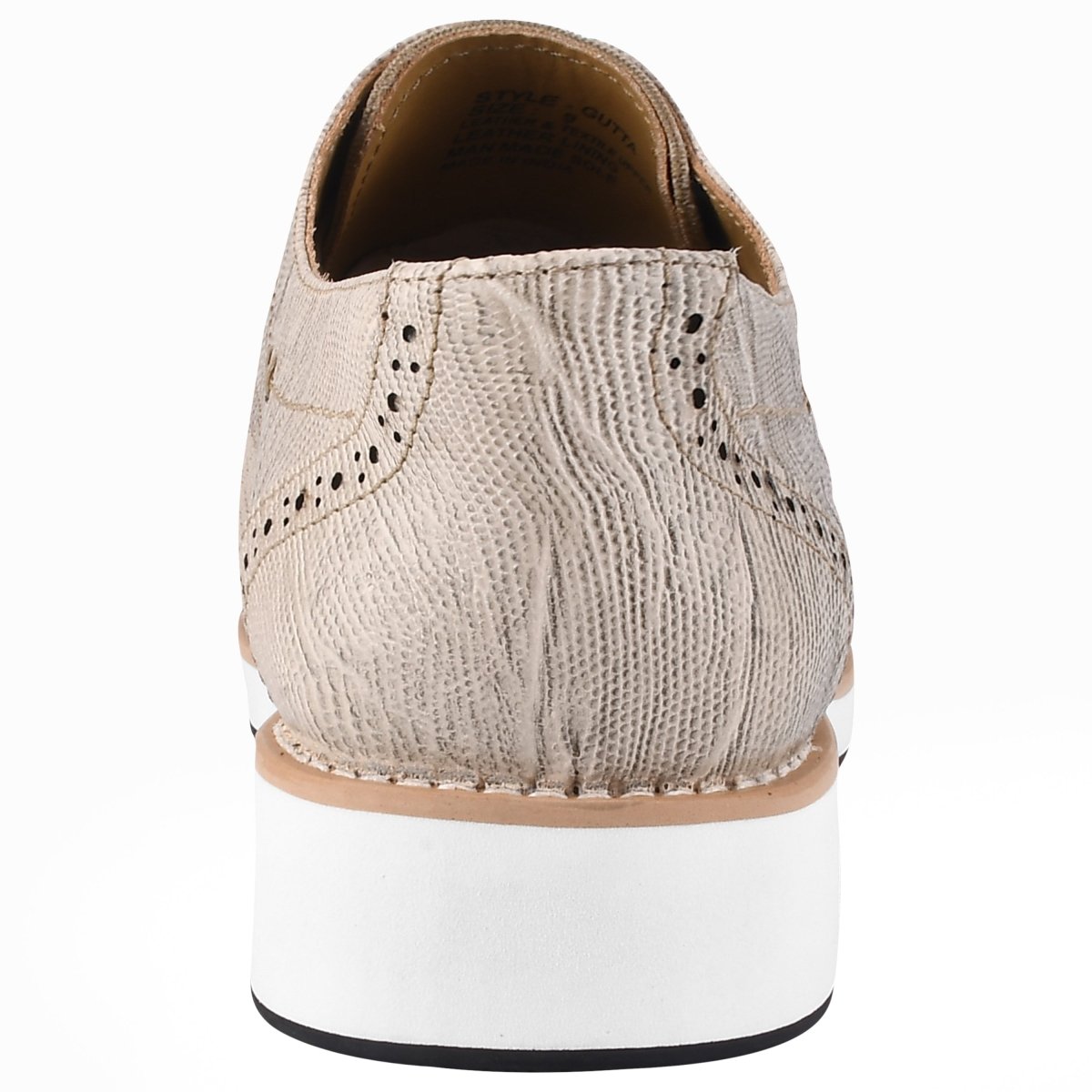Liberty Zeno Gutta Lizard Print Leather Textile Casual Sneakers