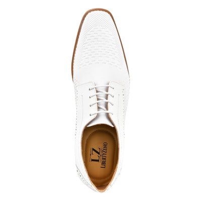 Liberty Zeno Gutta Lizard Print Leather Textile Casual Sneakers
