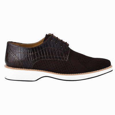 Liberty Zeno Gutta Lizard Print Leather Textile Casual Sneakers