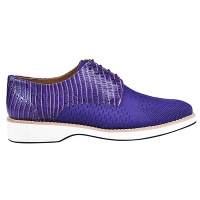 Liberty Zeno Gutta Lizard Print Leather Textile Casual Sneakers