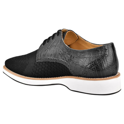 Liberty Zeno Gutta Lizard Print Leather Textile Casual Sneakers