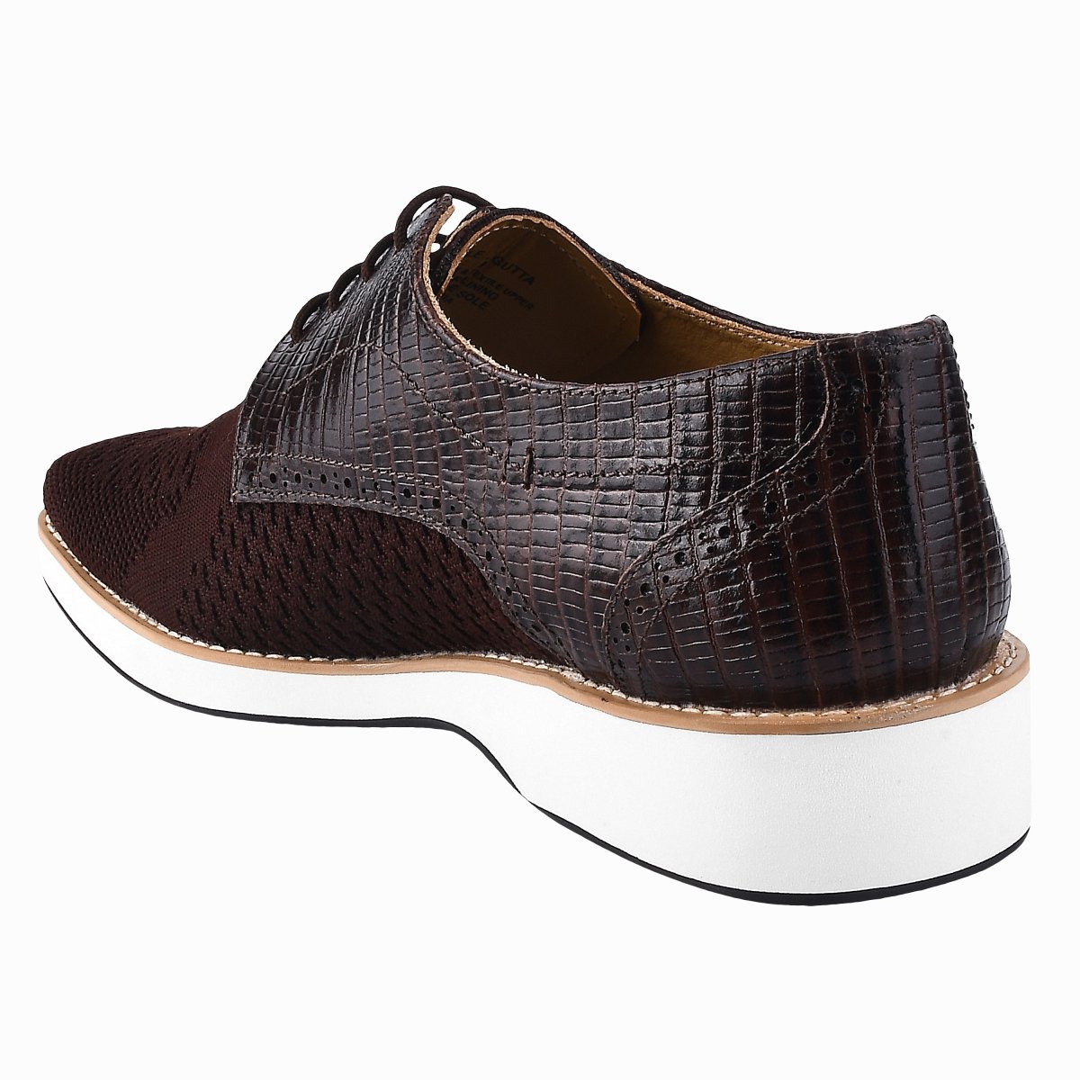 Liberty Zeno Gutta Lizard Print Leather Textile Casual Sneakers