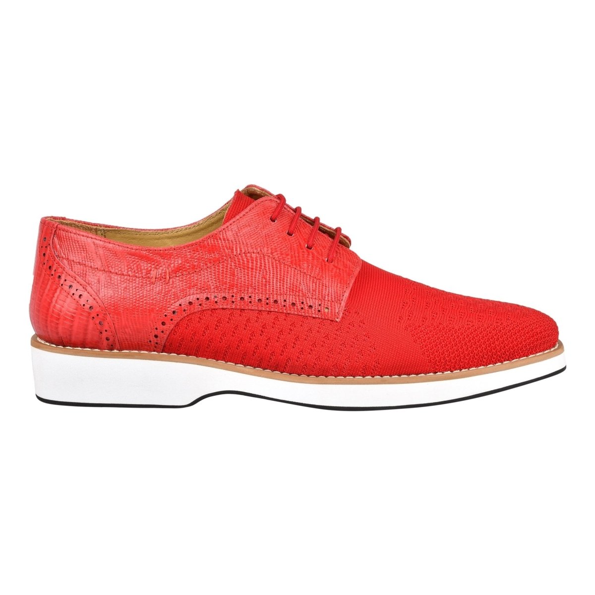 Liberty Zeno Gutta Lizard Print Leather Textile Casual Sneakers