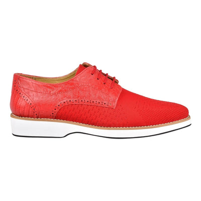 Liberty Zeno Gutta Lizard Print Leather Textile Casual Sneakers