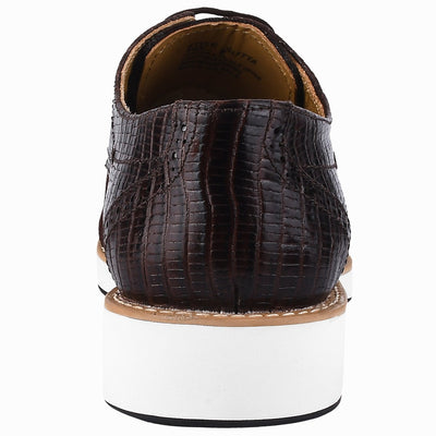 Liberty Zeno Gutta Lizard Print Leather Textile Casual Sneakers