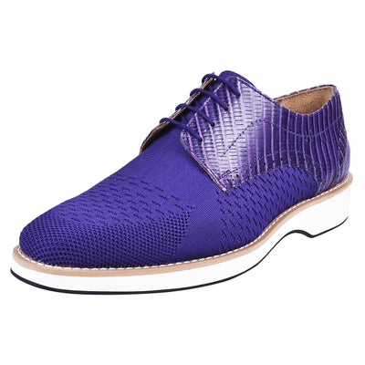 Liberty Zeno Gutta Lizard Print Leather Textile Casual Sneakers