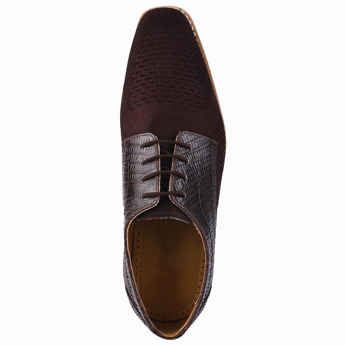 Liberty Zeno Gutta Lizard Print Leather Textile Casual Sneakers