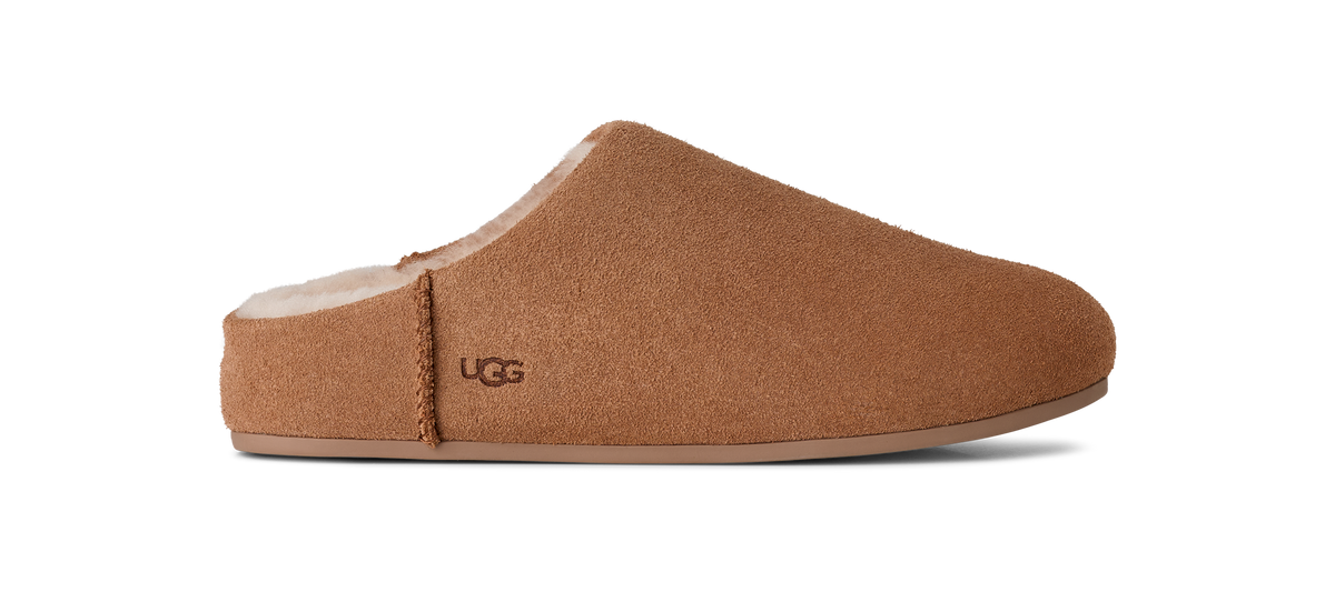 UGG Elea Womens Slip-On Slippers — Chestnut Suede