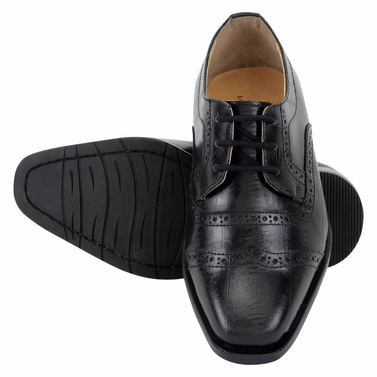 Liberty Zeno Harp Leather Oxford Style Dress Shoes