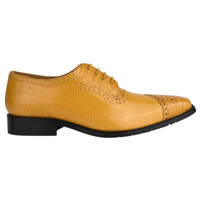 Liberty Zeno Henley Genuine Leather Oxford Style Brogue Dress Shoes