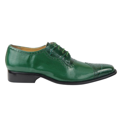 Liberty Zeno Henley Genuine Leather Oxford Style Brogue Dress Shoes
