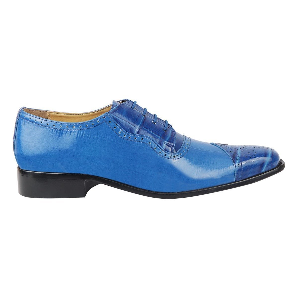 Liberty Zeno Henley Genuine Leather Oxford Style Brogue Dress Shoes