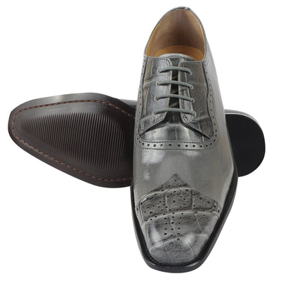 Liberty Zeno Henley Genuine Leather Oxford Style Brogue Dress Shoes