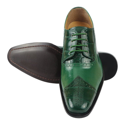 Liberty Zeno Henley Genuine Leather Oxford Style Brogue Dress Shoes