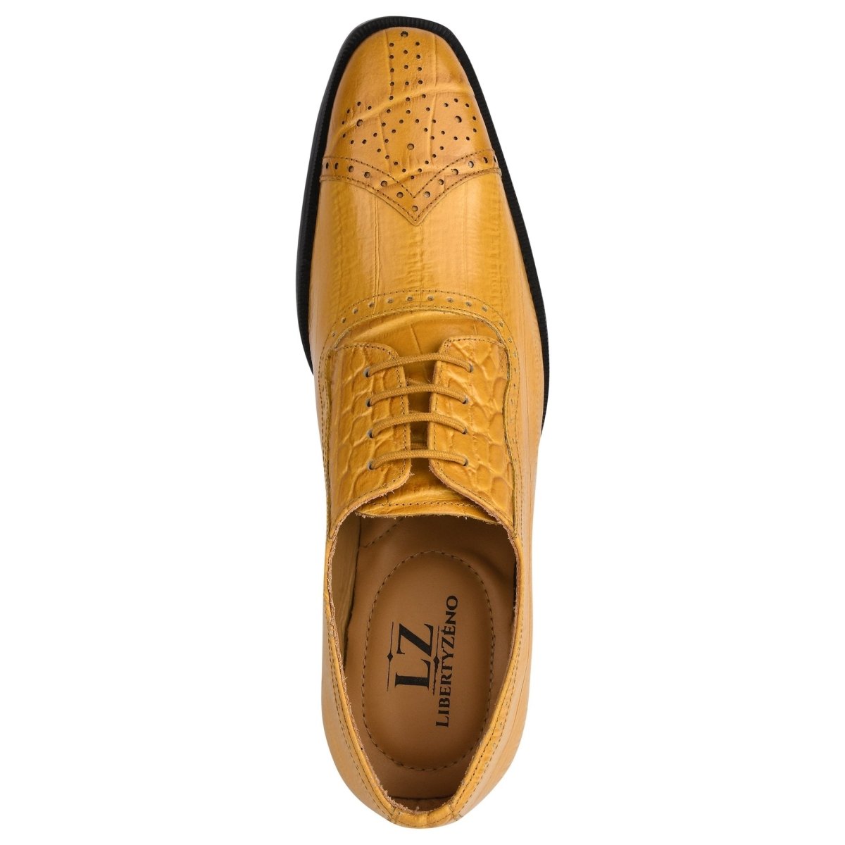Liberty Zeno Henley Genuine Leather Oxford Style Brogue Dress Shoes