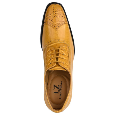 Liberty Zeno Henley Genuine Leather Oxford Style Brogue Dress Shoes