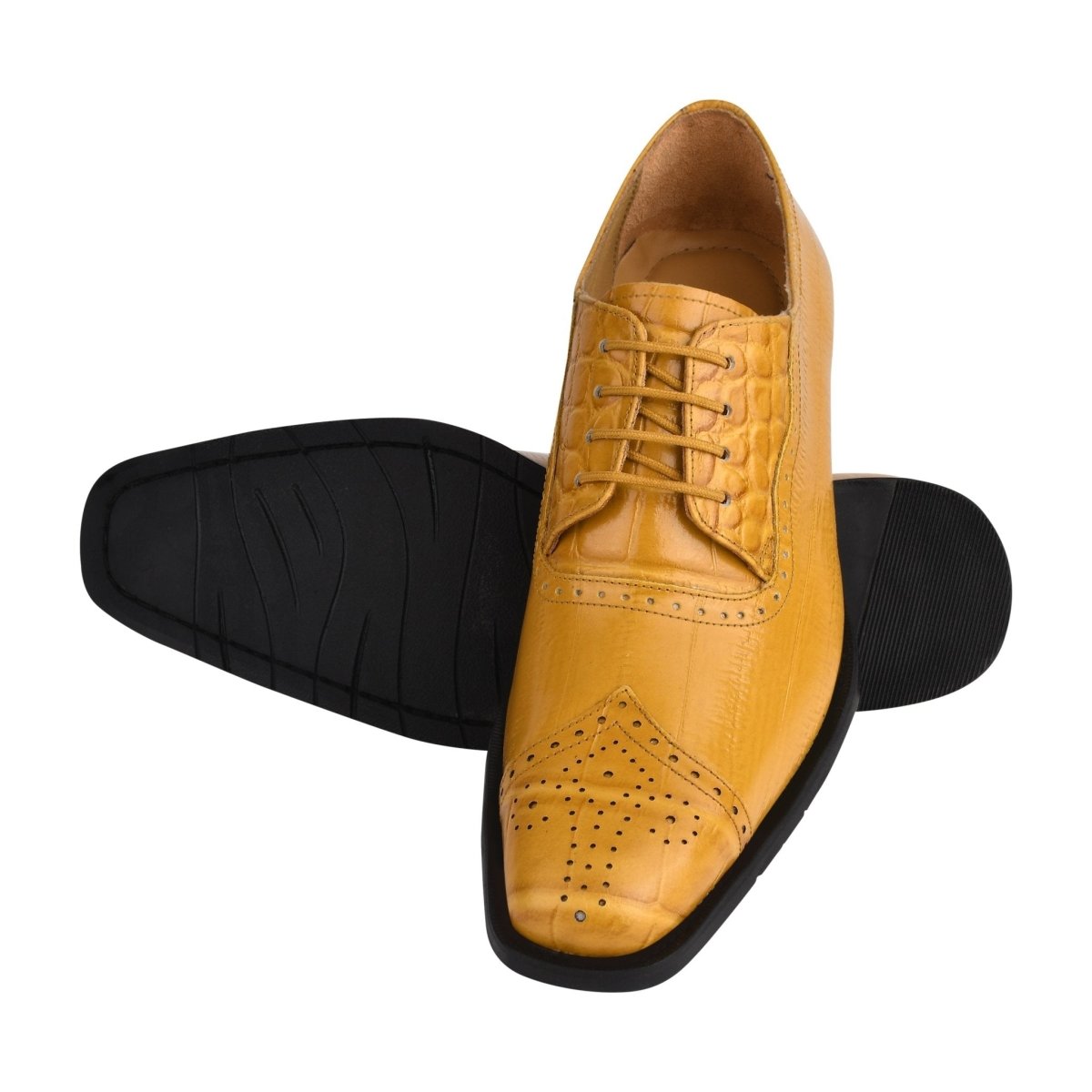 Liberty Zeno Henley Genuine Leather Oxford Style Brogue Dress Shoes