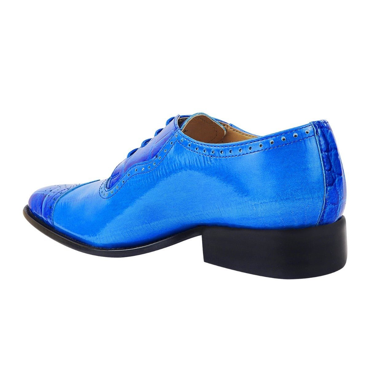 Liberty Zeno Henley Genuine Leather Oxford Style Brogue Dress Shoes