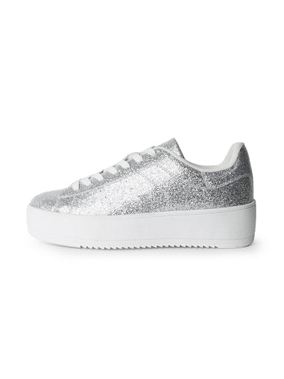 Hero | Silver Glitter Patent