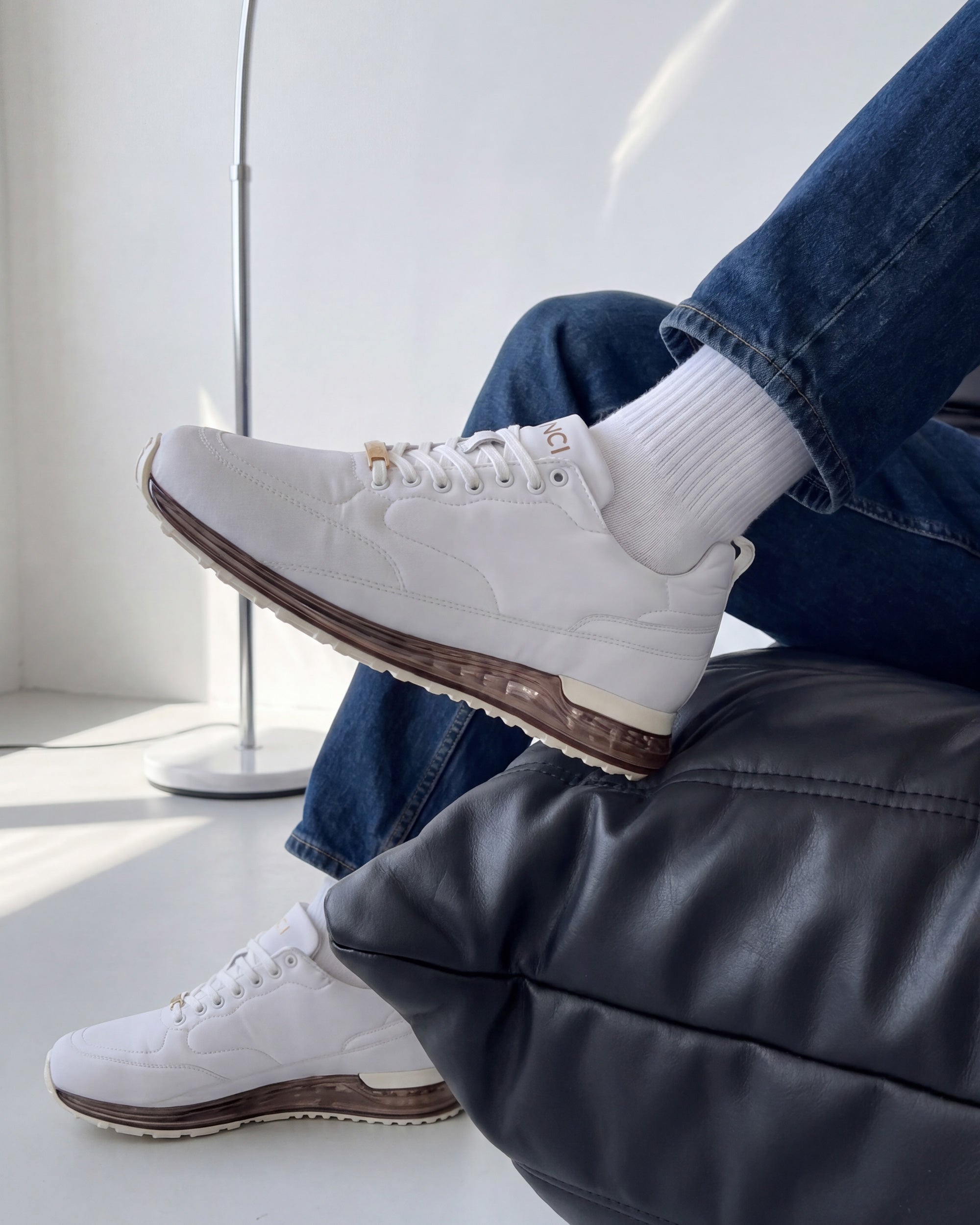 The Lexington White Men Sneaker
