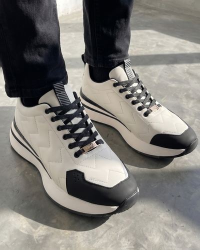 The Veneto White Leather Men Sneaker