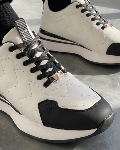 The Veneto White Leather Men Sneaker
