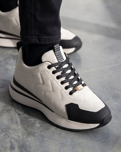 The Veneto White Leather Men Sneaker
