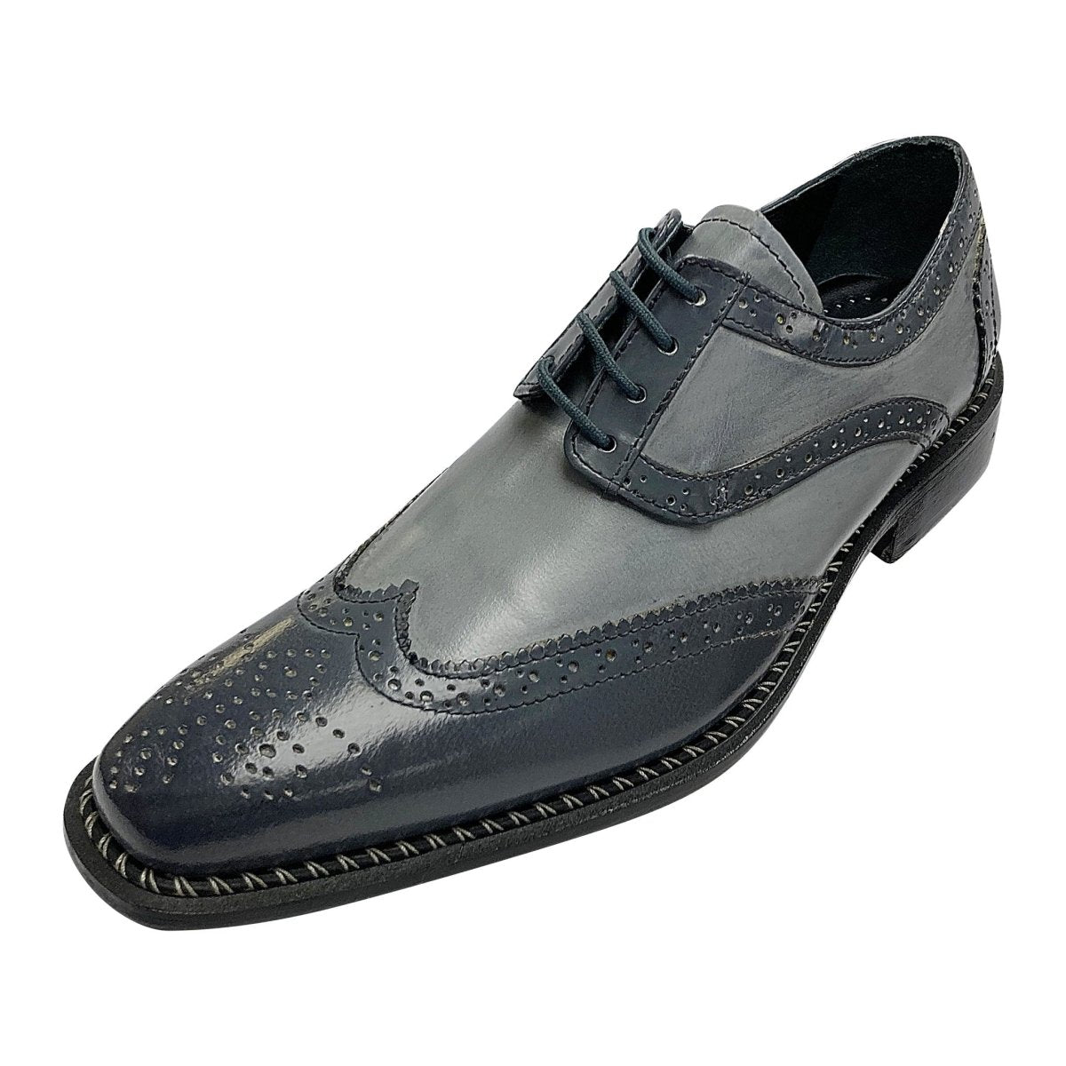 Liberty Zeno Hope Leather Oxford Wingtip Style Dress shoes