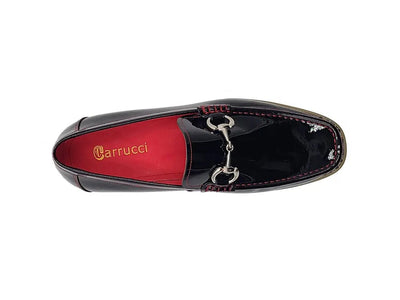 Carrucci Shoes Horse Bit Lug Sole Loafer Leather Full Leather Lining