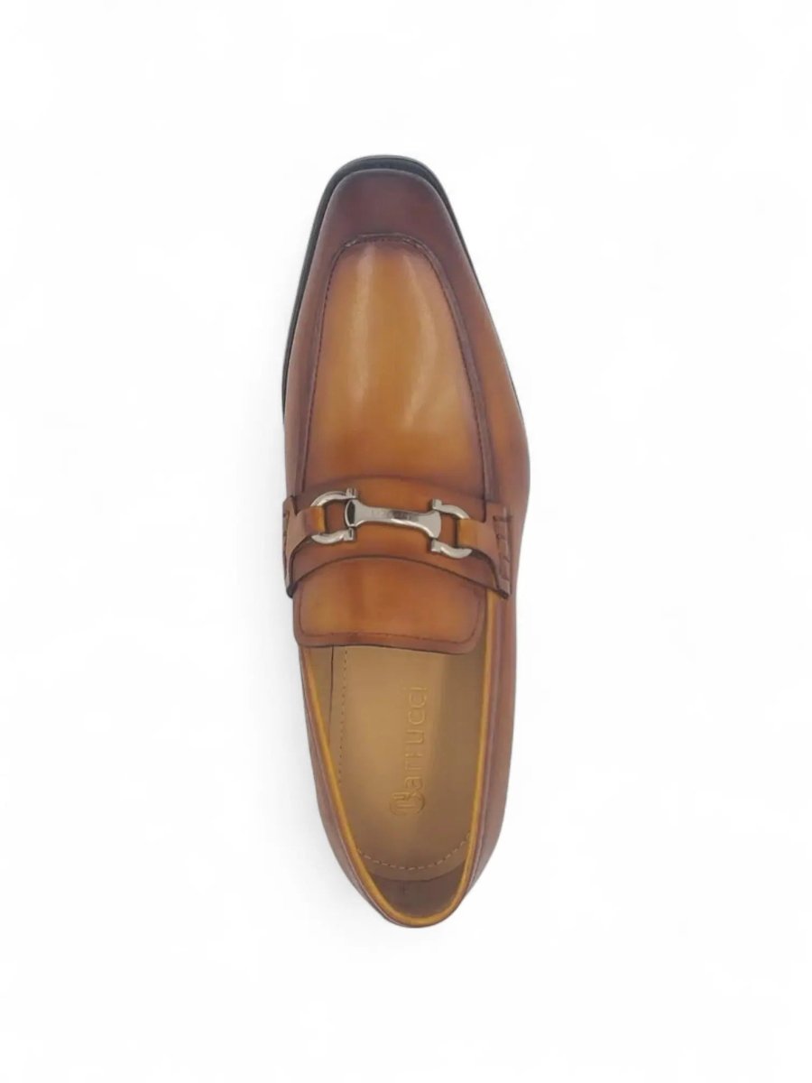 Carrucci Shoes Horsebit Buckle Loafer Calf Leather Timeless KS50938