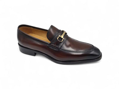 Carrucci Shoes Horsebit Buckle Loafer Calf Leather Timeless KS50938