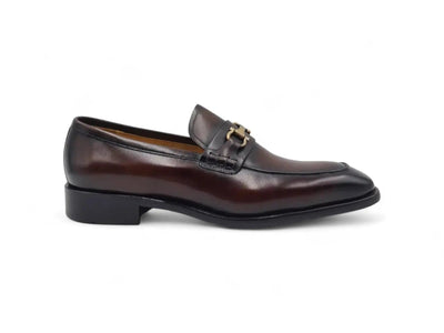 Carrucci Shoes Horsebit Buckle Loafer Calf Leather Timeless KS50938