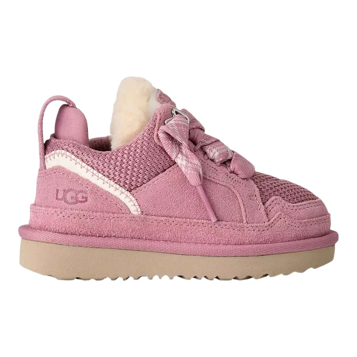 UGG Lowmel Toddlers' (TD) Sneakers — Dusty Orchid Suede Low-Top