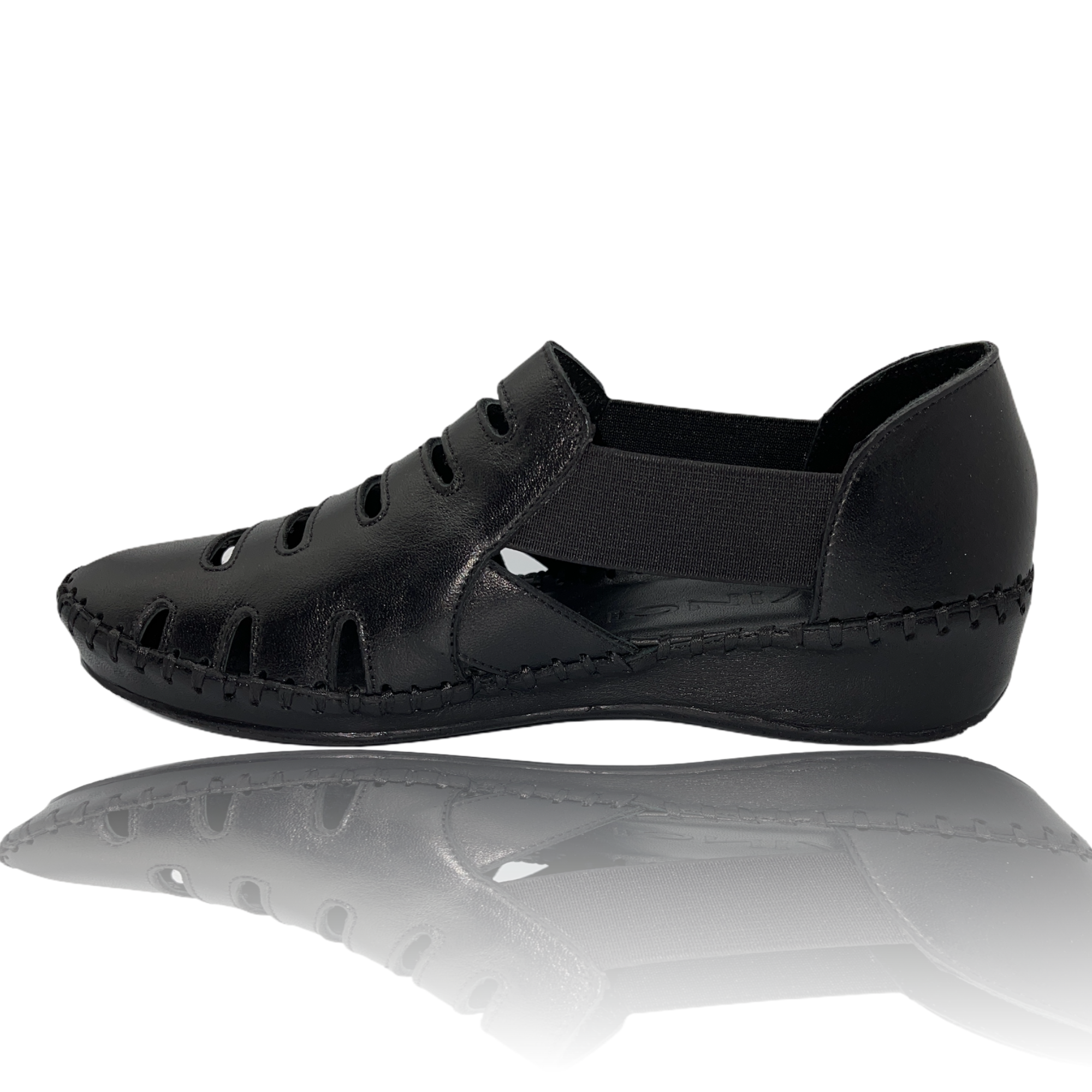 The Maerdy Black Leather Sandal Final Sale!