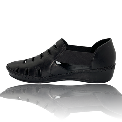 The Maerdy Black Leather Sandal Final Sale!