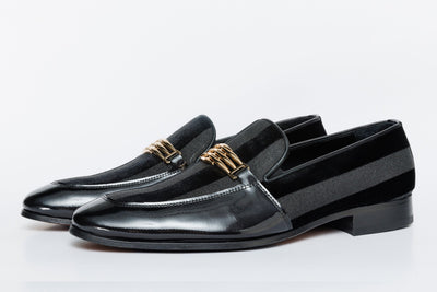 Vinci Leather The Pontalto Leather Men Shoe Black Bit Loafer – product view 2