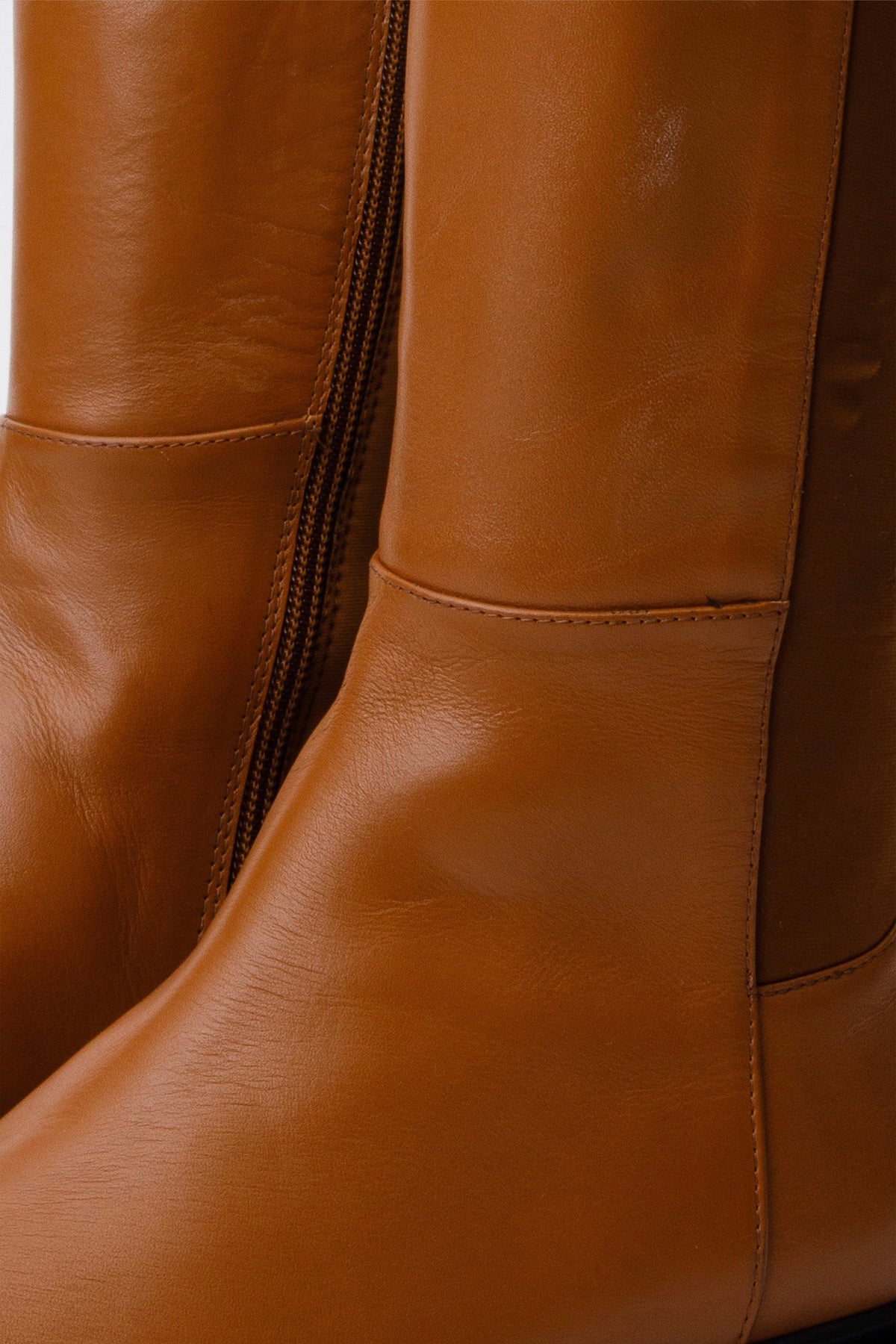 Vinci Leather The  Harmony Belle Tan Leather Knee High Women Boot – product view 4