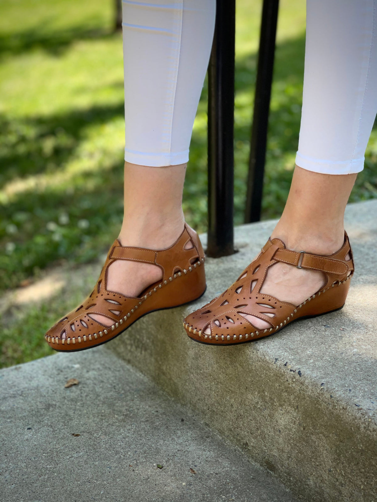 Vinci Leather The Tonmawr Brown Leather Sandal Final Sale! – product view 1