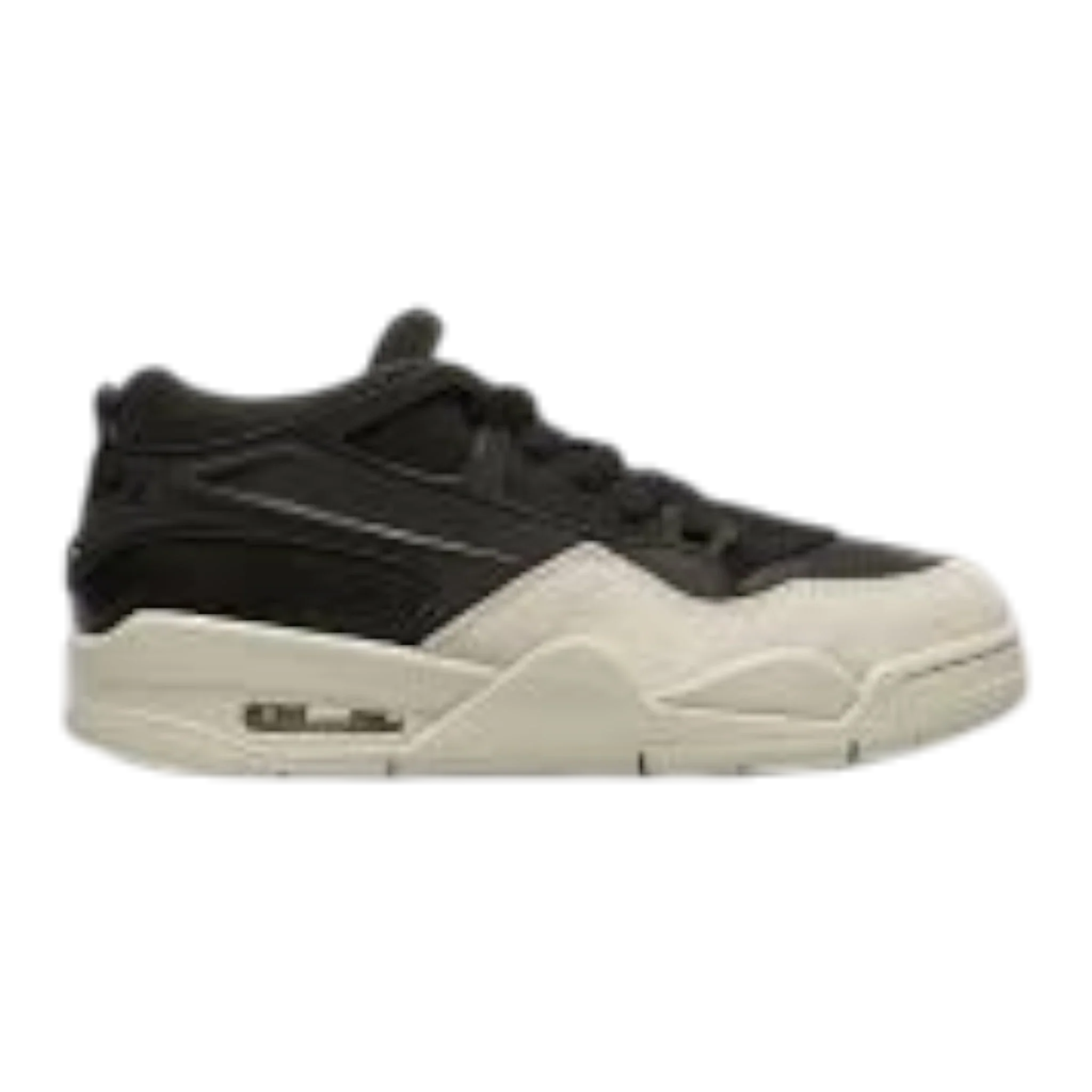 Nike Air Jordan 4 RM Big Kids' (GS) Sneakers — Black/Light Bone Mid-Top