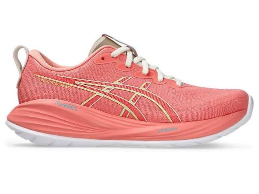 ASICS GEL-CUMULUS 27 Womens Running Shoes — Guava/Lime Green