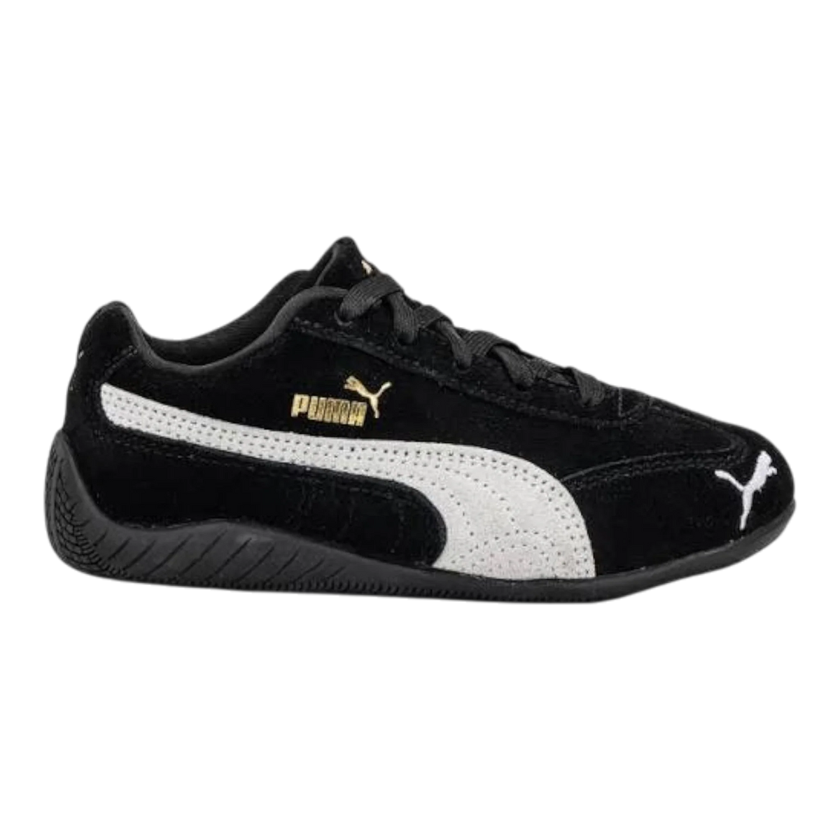 PUMA Speedcat OG Little Kids' (PS) Sneakers — Black Suede Low-Top