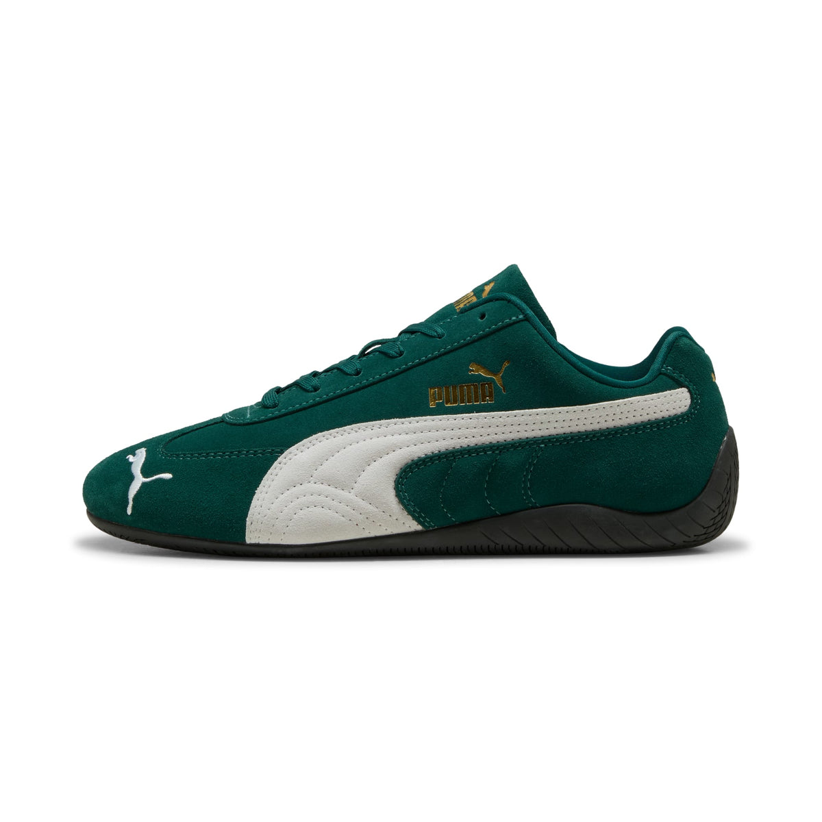 PUMA Speedcat OG Women's Sneakers — Dark Myrtle/White Suede Low-Top