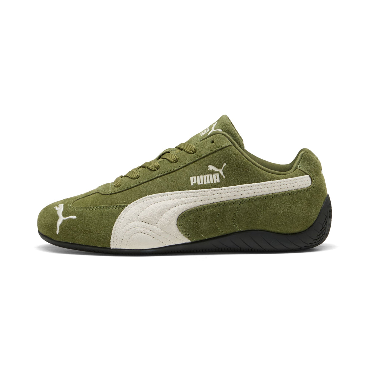 PUMA Speedcat OG Men's Sneakers — Green Suede Low-Top