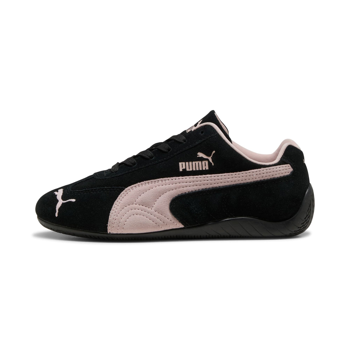 PUMA Speedcat OG Women's Sneakers — Black & Mauve Suede Low-Top