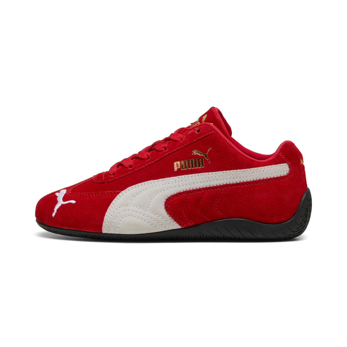 PUMA Speedcat OG Big Kids' (GS) Sneakers — Red Suede Low-Top