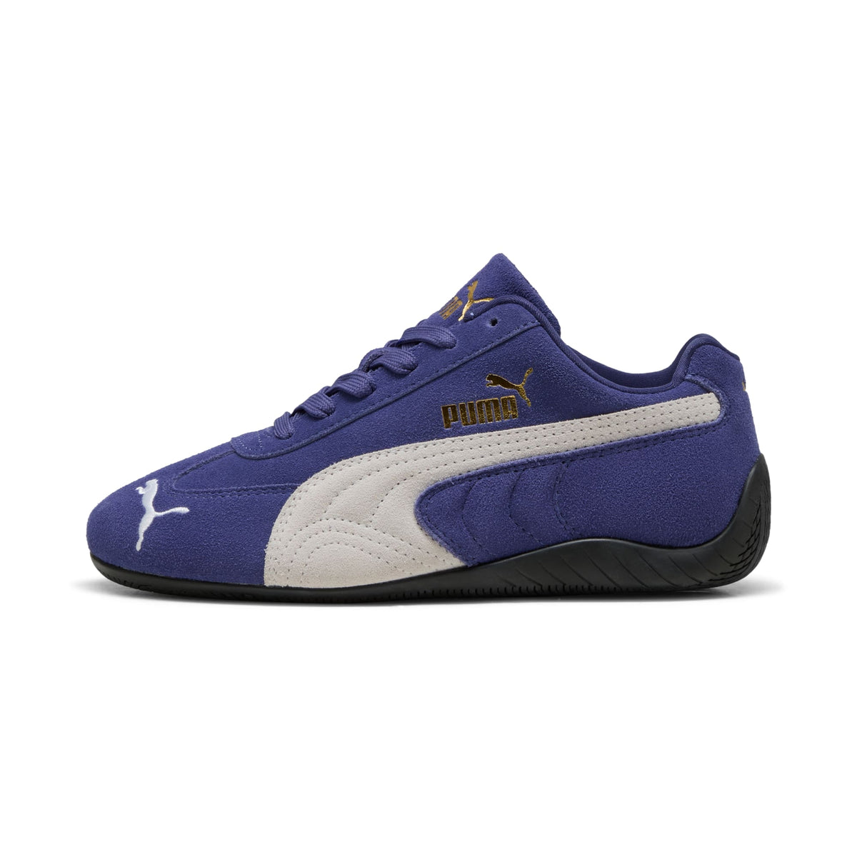 PUMA Speedcat OG Big Kids' (GS) Sneakers — Blue Crystal/White Suede Low-Top