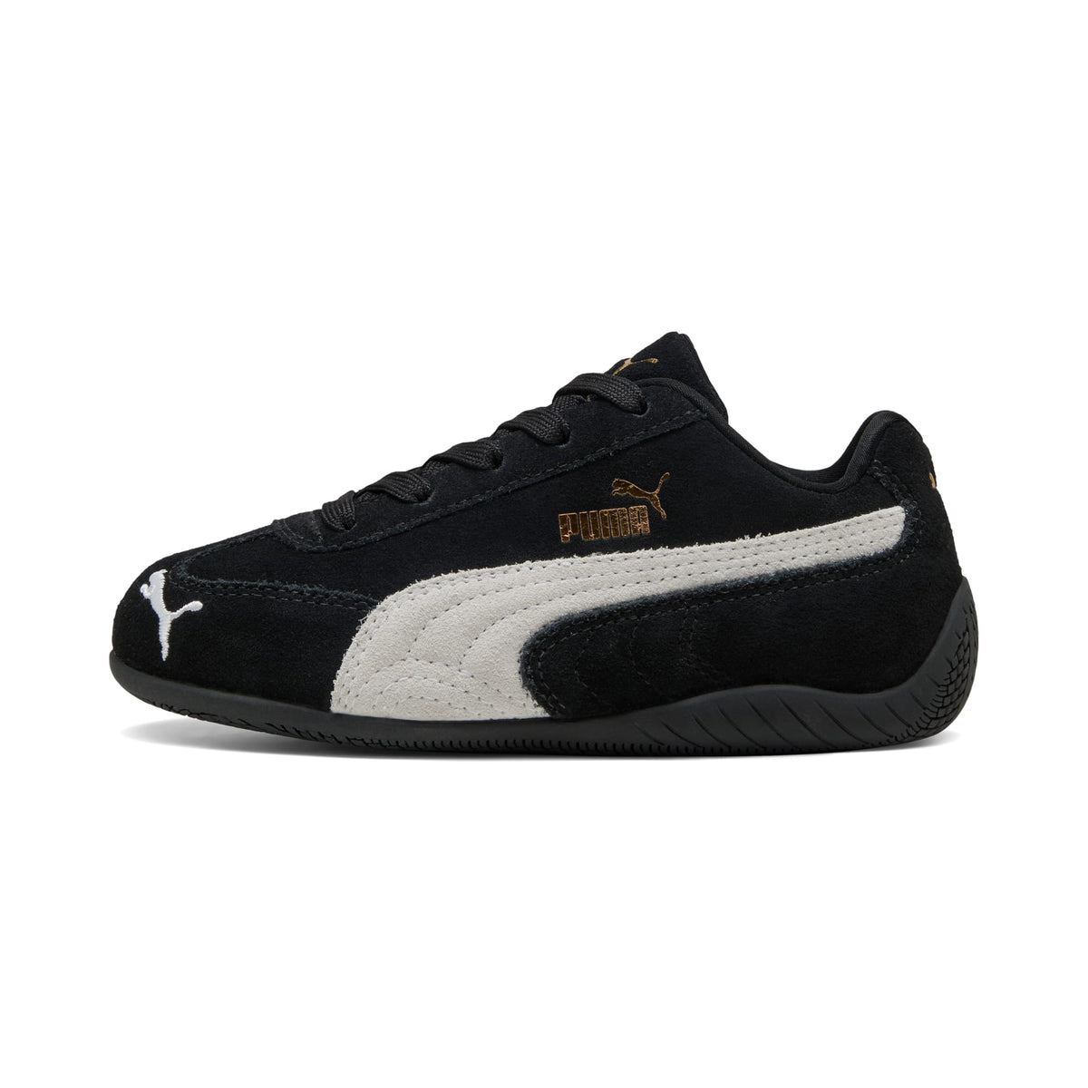 PUMA Speedcat OG Little Kids' (PS) Sneakers — Black Suede Low-Top
