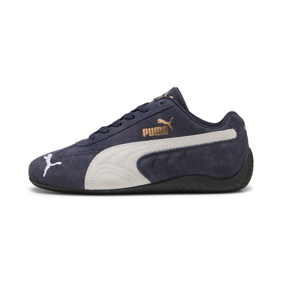 PUMA Speedcat OG Big Kids' (GS) Sneakers — Navy Suede Low-Top