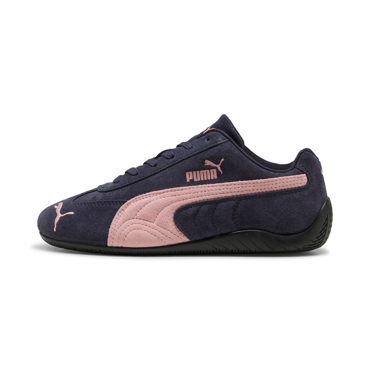 PUMA Speedcat OG Women's Sneakers — New Navy/Rosy Outlook Suede Low-Top